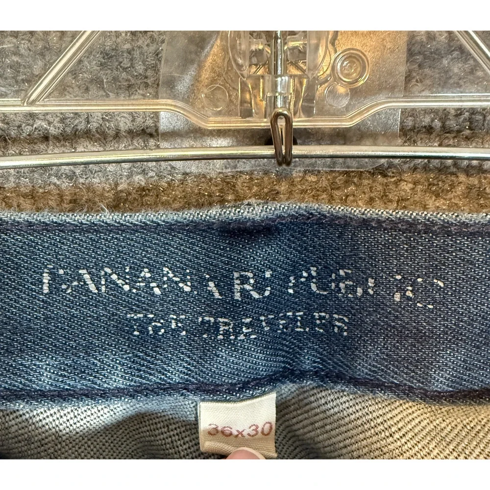 Banana Republic Jeans Mens 36x30‎ Blue Traveler Slim Fit Stretch Casual